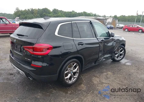 2021 BMW X3 xDrive30I z USA, uszkodzony, nr VIN 5UXTY5C07M9E58619